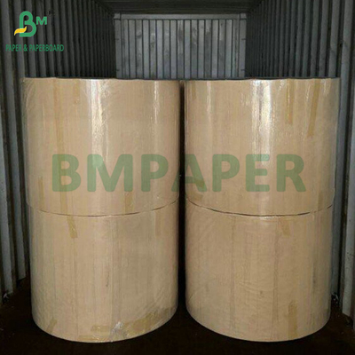 Virgin Wood Pulp 70g 80g 90g Natural Kraft Cement Sack Paper Rolls