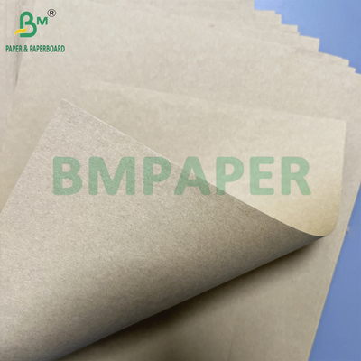 500mm High Strength 70 90 GSM Brown Pure Kraft Paper Roll Parcel Wrapping