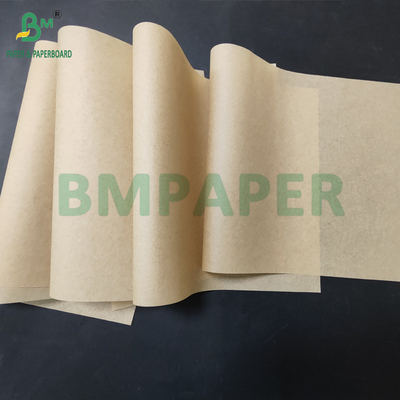 35gsm 40gsm Brown Greaseproof Sandwich Packaging Paper For Food Basket 700mm