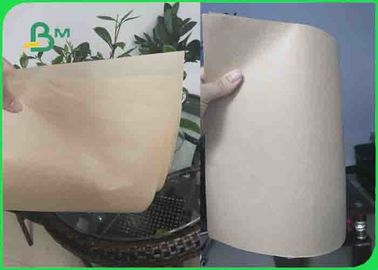 35gsm MG Food Grade Paper Roll Virgin Brown Kraft Paper For Bread Paper Bag