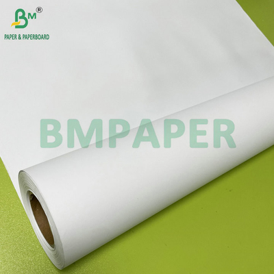Ultra White 20# Bond Paper Rolls For Large Format CAD Plotter 36inch x 500ft