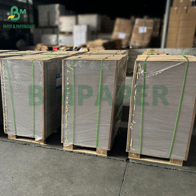400gsm 450gsm Carton Board C1S Grey Back Duplex Paper Sheets 65 x 45cm