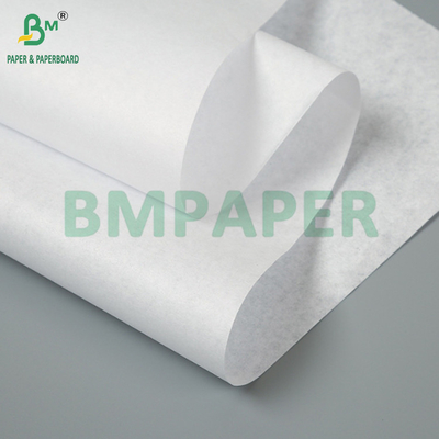 35GSM 40GSM MG White Kraft Paper For Fast Food Bags 715mm Good Toughness