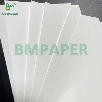 70g Semi Glossy Food Grade MG White Bleached Kraft Paper Roll 1100mm