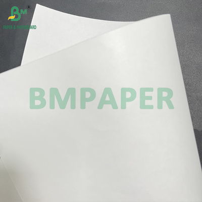 70g Semi Glossy Food Grade MG White Bleached Kraft Paper Roll 1100mm