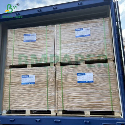 70g Semi Glossy Food Grade MG White Bleached Kraft Paper Roll 1100mm