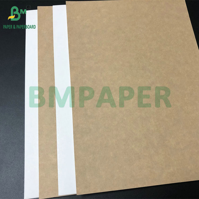 C1S Clay Coated 295gsm 325gsm White Top Kraft Back Cardboard For Food Box