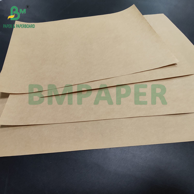 75gsm 80gsm Virgin Brown Kraft Paper For Cement Bags High Expansible 90cm