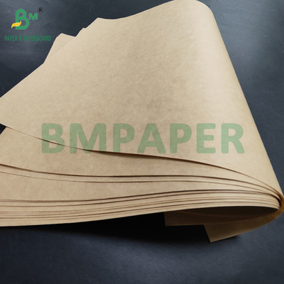 75gsm 80gsm Virgin Brown Kraft Paper For Cement Bags High Expansible 90cm