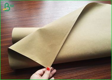 Untear Brown Kraft Printed Food Grade Butcher Paper Yards For Money Pocket