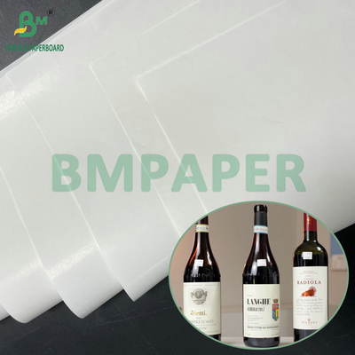 High Wet Strength White Paper 75gsm 80gsm For Red Wine Labels