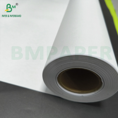 24lb Coated Color Inkjet Paper Roll Bright White Color 24&quot; X 150ft