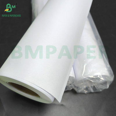 24lb Coated Color Inkjet Paper Roll Bright White Color 24&quot; X 150ft