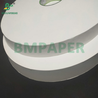 Slitted 35mm 40mm 24gsm 28gsm White Kratf Paper For Packing Paper Straw