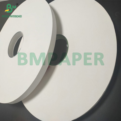 Slitted 35mm 40mm 24gsm 28gsm White Kratf Paper For Packing Paper Straw