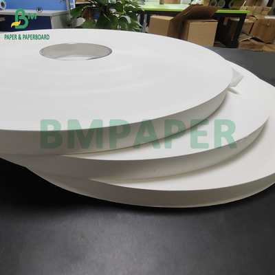 24gsm 28gsm White Straw Wrapping Paper 27MM x 5000M Good Tensile Strength