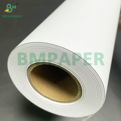 24LB 28LB Coated Bond CAD Plotter Paper Roll For Printing Colored Topographic Map