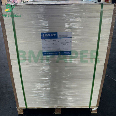 58gsm 60gsm LWC Light Weight Coated White Paper Sheets Form Two Sides Gloss