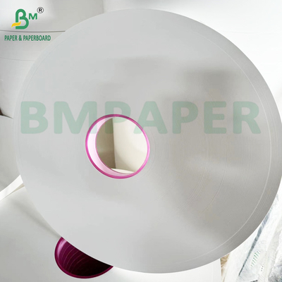 White Eco Straw Wrapped Paper Food Kraft Paper 28gsm For Individually Packing