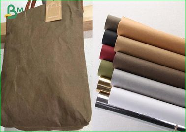 No Toxic Comfortable Brown Kraft Paper Roll 0.35mm / 0.55mm Thickenss