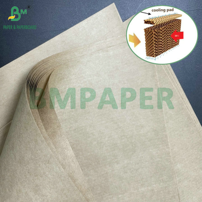 95gsm 105gsm High Wet Strength Absorbent Kraft Paper For Poultry Cooling Pads
