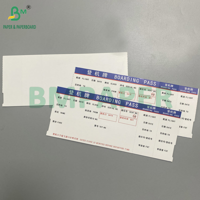 175g Boarding Pass Thermal Cardboard Blank White 18.8cm X 8.3cm 500sheets Per Pack