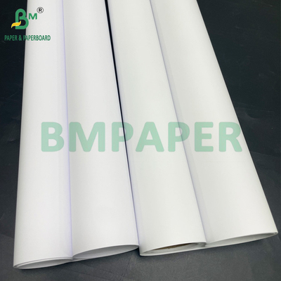 90gsm 105gsm Coated Bond Paper Roll 24&quot; x 150' For Indoor Color Poster Maker