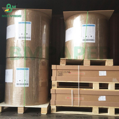 One Side Shiny Glazed MG Kraft Paper 30GSM - 60GSM For Food Wrapping