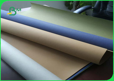 0.55mm White / Blue / Black Kraft Liner Paper Fabric For Shopping Bag / File Folder