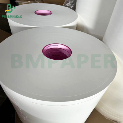 Bio Straw Paper Wrap Paper 28gsm 32mm x 6000m Roll White Color