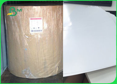 90 - 350gsm Glossy White Paper In Jumbo Roll For Magazine / Calendar