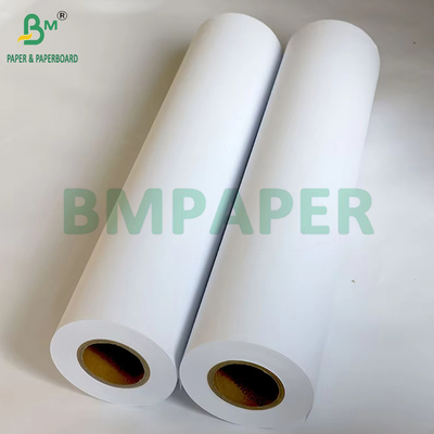20lb Wide Format Paper For CAD Drawing 36 inch x 150 ft 2'' Core High Whiteness