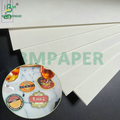Natural Absorbent Pulpboard Blank Coaster Paper 35PT 40PT For Beer Mat