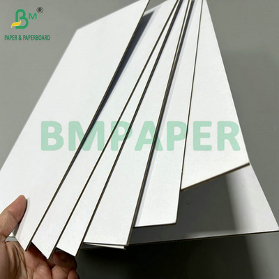 2.5mm 3mm Double Sided Coated Rigid White Paperboard For Shelf Display 1.2 x 2.1meters