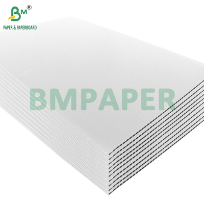 1.5MM 3ply White Corrugated Board For Cosmetic Boxes Liner E Flute 69 x 99CM