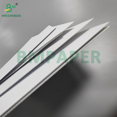 1.5MM 3ply White Corrugated Board For Cosmetic Boxes Liner E Flute 69 x 99CM
