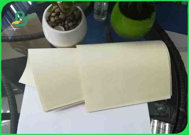 Two Side Uncoated Cream 70gsm / 80gsm Woodfree Paper For Notebook Writing