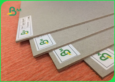 High Stiffness Laminated Cardboard Sheets 1.5mm Grey Carton Paper For Hardcover