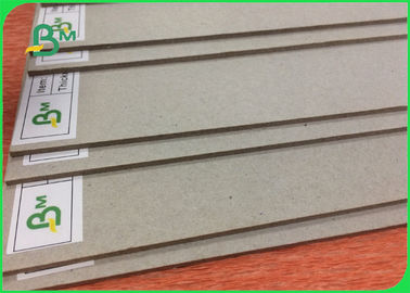 Recycled Pulp Grey Chipboard / uncoated Grey Board Paper For Packing Boxes