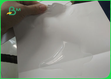 SGS PE Coated Paper 300um White Synthetic Stone Paper For Hang Tags