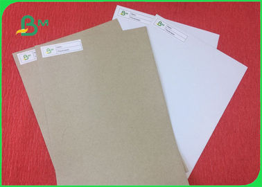 Recycled Wood Pulp White Coated Duplex Board With Grey Back For Notebook