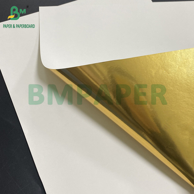 70g Metallized Beer Label Paper Aluminum Coated 1 Side White Back