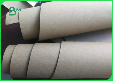 Natural Fabric High Strength Washable Kraft Paper Rolls For Shopping Bags