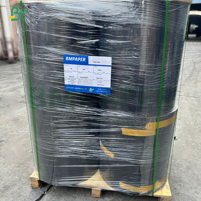 60g Straw Paper Red Stripes All Black Color Top Paper Rolls 600mm 620mm