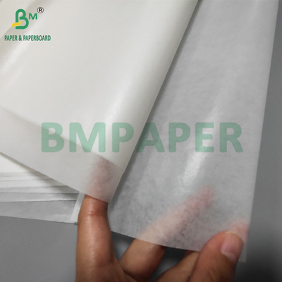 40gsm Heat Resistant White Coated Silicone Oven Paper For Roasting 620mm