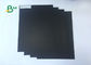 Customized 80gsm - 450gsm Book Binding Board , One Size Coated Black Paper Board For Hang Tag