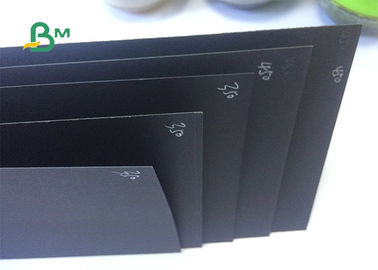 100% Virgin Pulp Surface Glossy Recyclable Black Paper For Hardcover