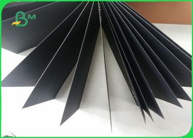 150g 180g Virgin Double side Black Cardboard for Storage Box Making