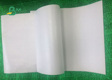 Greaseproof / Waterproof 40gsm PE Coated White Kraft Paper For Hamburger Bag