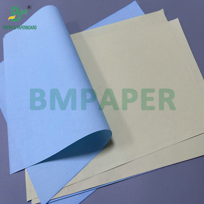 50gram 55gram Blue Yellow Color NCR Carbonless Invoice Paper With 640 x 900mm